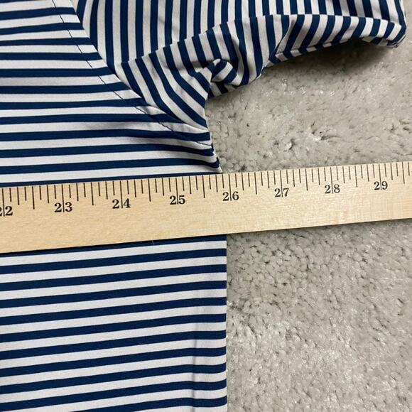 Peter Millar Polo Shirt Mens XL Blue Summer Comfort Golf Stretch Performance - Picture 5 of 7